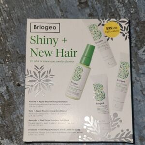 Briogeo Shiny + New Hair Set - White and Green Packaging